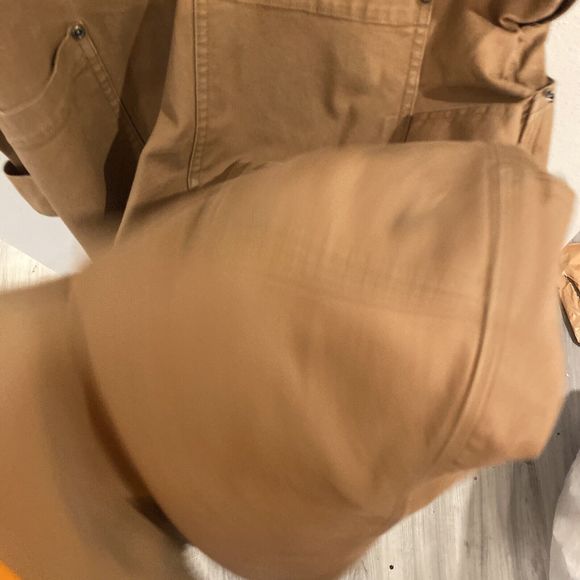 Duluth Trading Fire Hose Bib Overalls Canvas 38x28 Brown Waist 38" - Picture 4 of 12